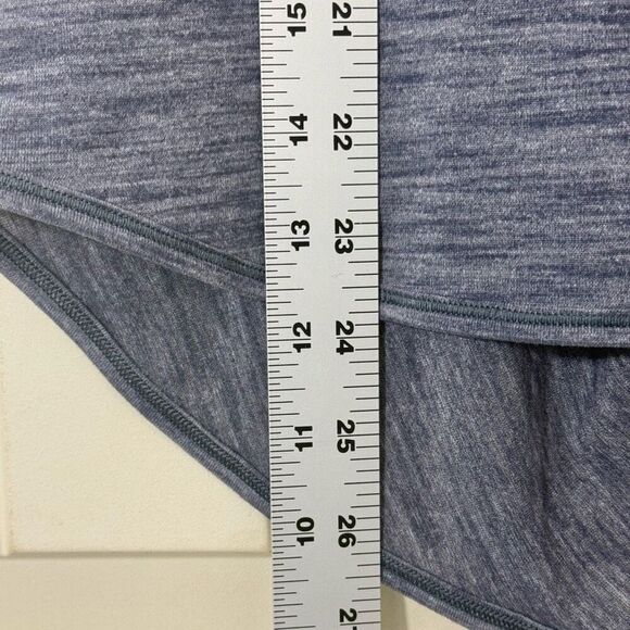 Lululemon Essential Racerback Loose Fit Heathered Blue Yoga Tank - Picture 7 of 9